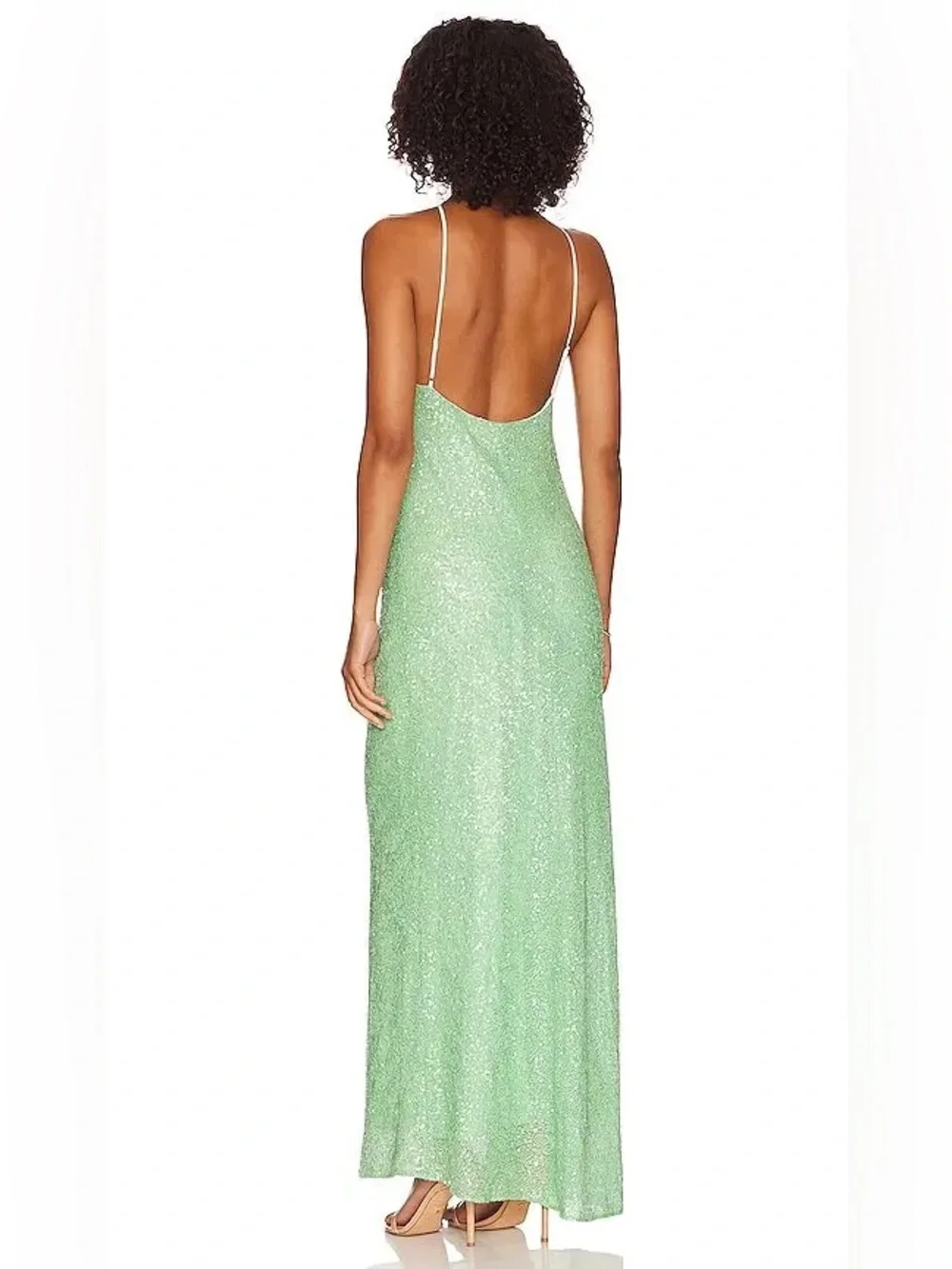 Amanda Uprichard x REVOLVE Riesling Sequin Gown in Mint Small - Picture 4 of 12